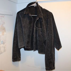 Vintage Havana Cropped Jacket/ Large/ Corduroy material.